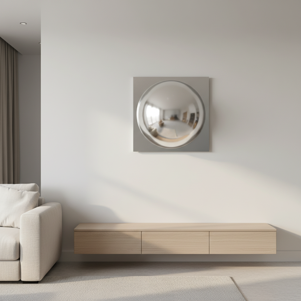 550×550mm Acrylic Convex Security Mirror 360° Full Dome Spherical PMMA