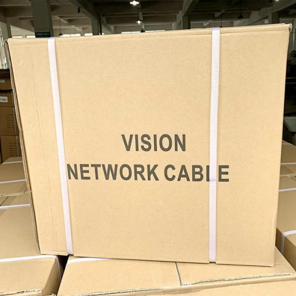 Нул кабелей ethernet FTP CAT6 галоида оптовых защищал провод сети меди 23AWG