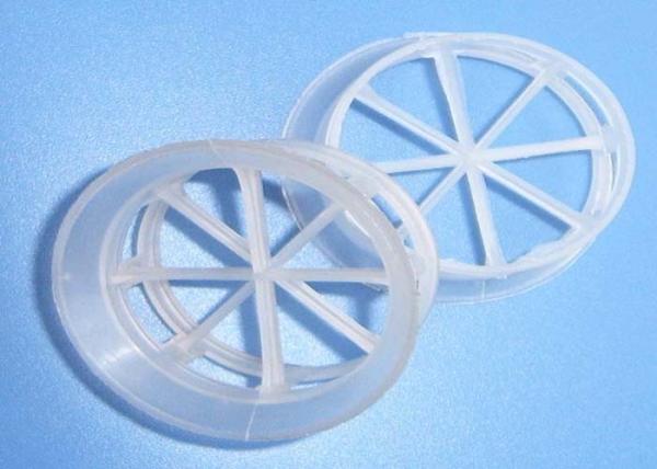 28-76mm Plastic Random Packings Ladder Ring Packing Fouling Resistant