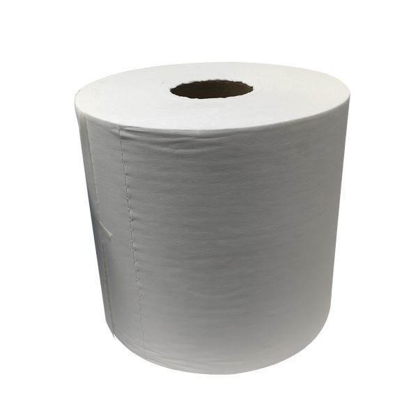 Heavy Duty Non Woven Woodpulp Cellulose Paper Wipe Roll 56gsm 25X37cm