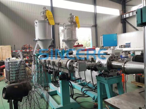 Single Wall Corrugated Pipe Production Line OEM Corrugated Tube Extrusion Line