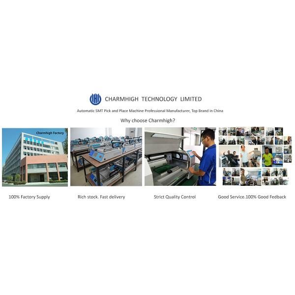 CHMT48VA Vibration Feeder SMT Pick And Place Machine Prototying Batch Production