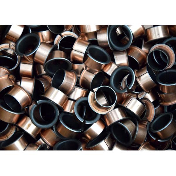 Copper Plating Finish Self Lubricating Sleeve Bearings For Printing Machinery PAF 4040