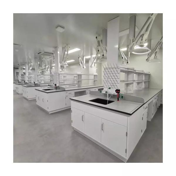 Bancada dental de madeira de aço dental do laboratório dos bancos de laboratório da ciência biológica