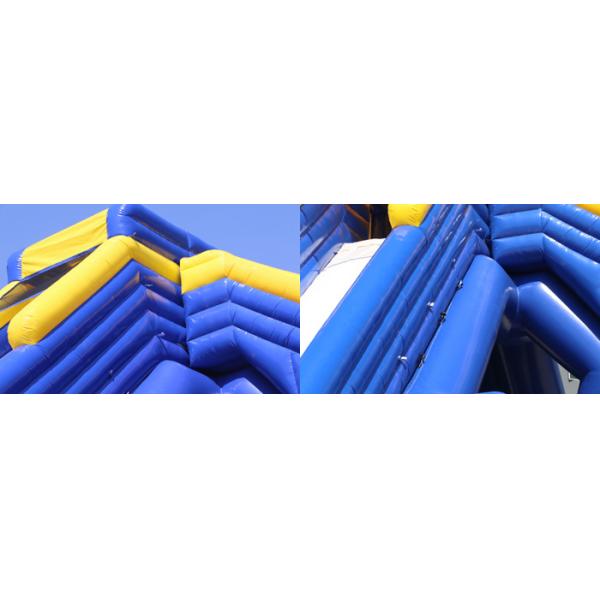 10 meters high adults giant inflatable triple water slide with EN14960 certifed for adults outdoor water entertainments