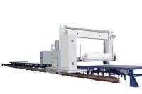 2.2m Largeur de coupe Longue mousse Horizontale Peeling Machine Liner guide Fonctionnalité simplifiée de la version sans fin Looper