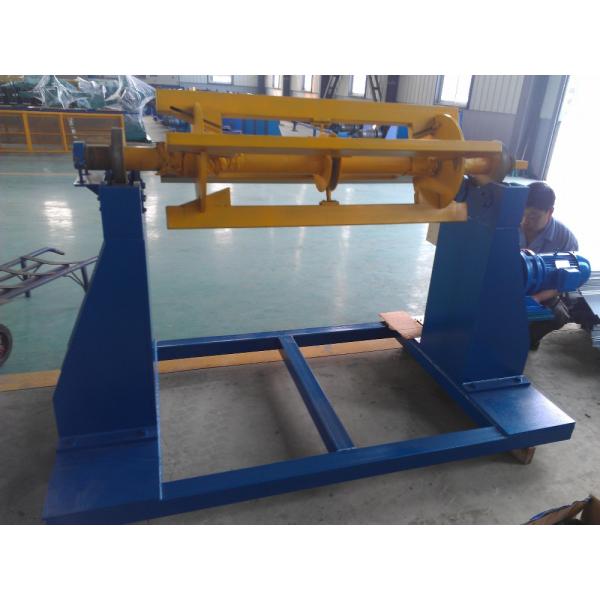 FX-E Roll Forming Equipment Single Head Sheet Metal Decoiler Machine / Electric Uncoiler