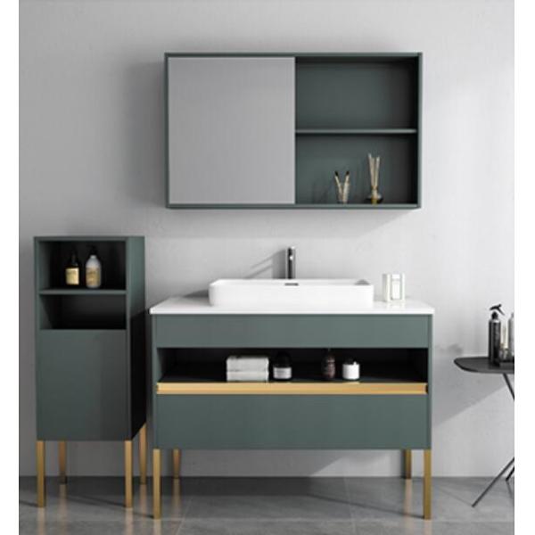 Меламин тщеты 36 шкафов Bathroom дюйма 400mm 600mm современный закончил