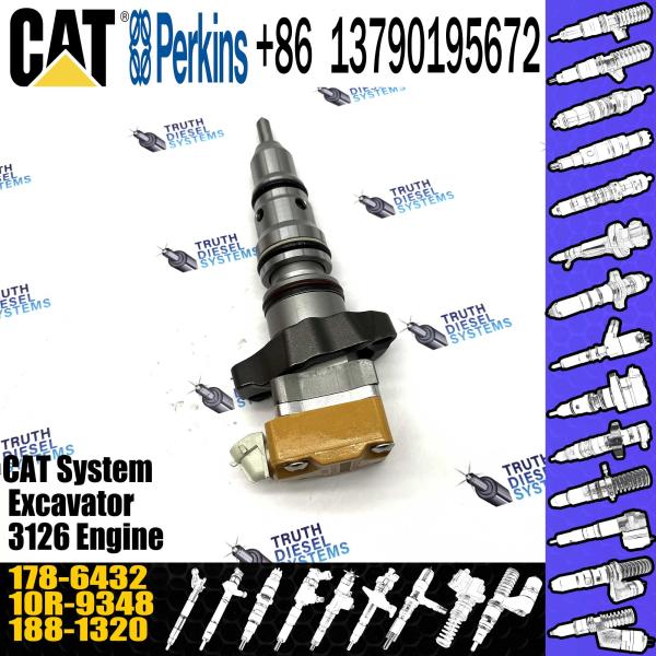 Inyector de combustible diesel común del inyector del carril 178-6432 1786432 178 6432 para el motor 3126