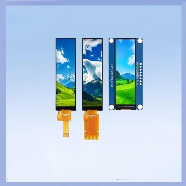 2.25-inch TFT LCD color screen | 76×284 long strip resolution, ST7789 driver, serial port screen, dedicated for industrial equipment status bars, easy to install in narrow spaces, stable display