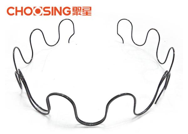 Excellent Elasticity Zig Zag Couch Springs , 25 Sinuous Wire Springs Round Shaped