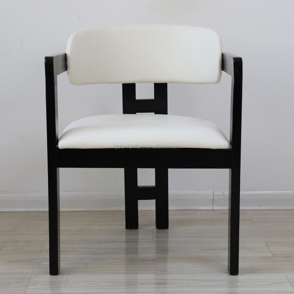 Custom Luxury Restaurant Furniture Fabric Upholstery Solid Wood Dining Room Chairs for Personalized Dining