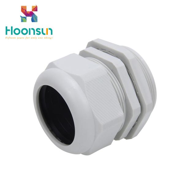 PG Standard PA66 Plastic Cable Glands Electrical Wire With Silicone Rubber