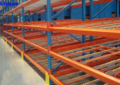 Warehouse Picking System Case Carton Flow Rack With Plastic Gravity Roller Track