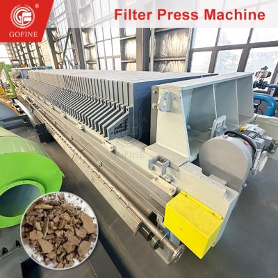 Pressão de filtragem de câmara industrial para tratamento de lodo