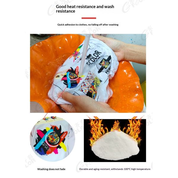 1 KG/Bag White Ink Hot Melt Powder DTF TPU Polyurethane Powder High Fastness