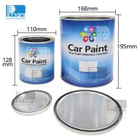 1-4L de peinture automobile boîtes d'étain rondes boîtes d'étain avec couvercle à levier