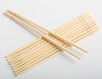 Baguettes en bambou rondes nues faites sur commande jetables pour les plats à emporter