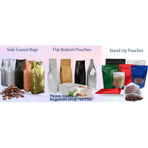 Recycled Eco Friendly Corn Starch k Stand Up Food Packaging 100% Compostable Biodegradable Plastic Pouch Bag