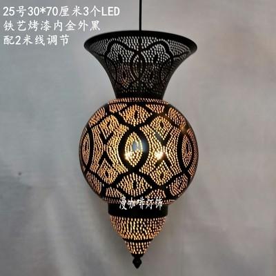 Southeast Asian Retro Vintage Hand Carved Pendant Lights for Living Room Lampshade Pendant light(WH-DC-46)
