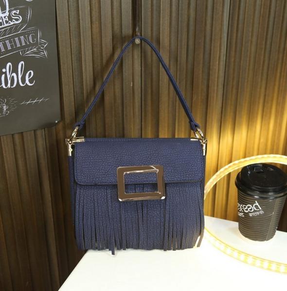 Korean Harajuku retro simplicity Messenger fringed bags small shoulder bag woman female