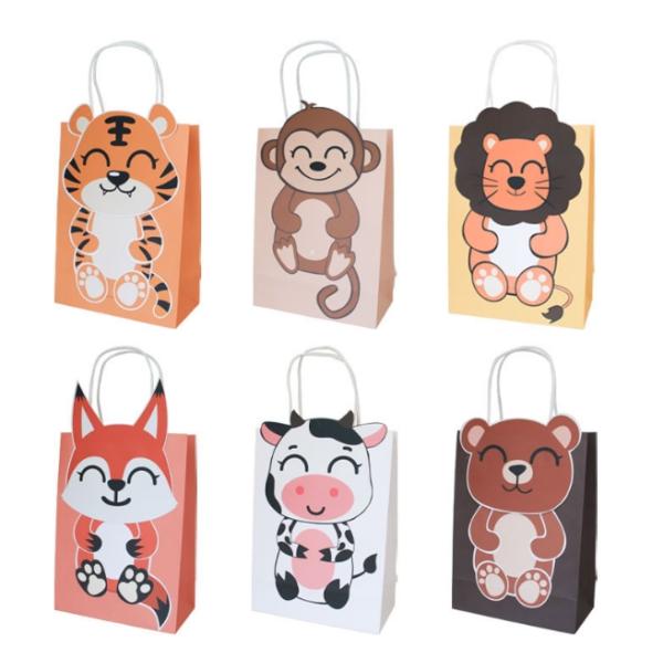 Biodegradable вино картона Totes изготовленные на заказ сумки картона 16*8*20cm