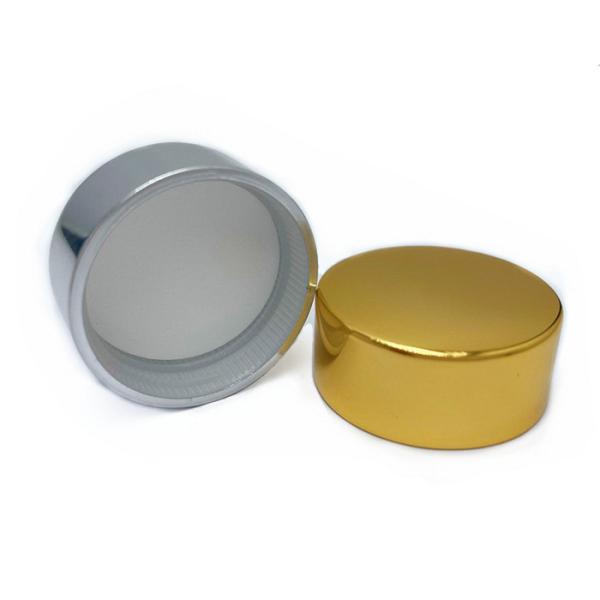 Shiny Gold Silver 28mm Liquor Whisky Bottle Caps Cover Non Refillable