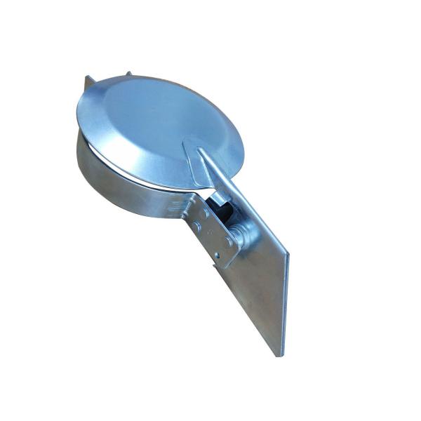 Verticale d'acier doux galvanisant le chapeau de pluie d'échappement de 2mm