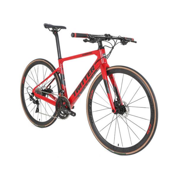 велосипед волокна углерода 700x25C гибридный