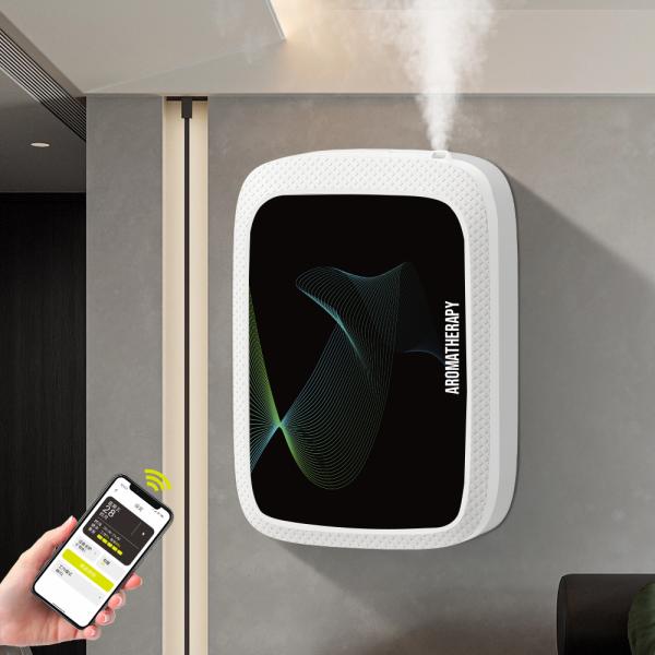Eco Friendly Aroma Diffusers With Timing Function Commercial Wall Mounted Scent Diffuser