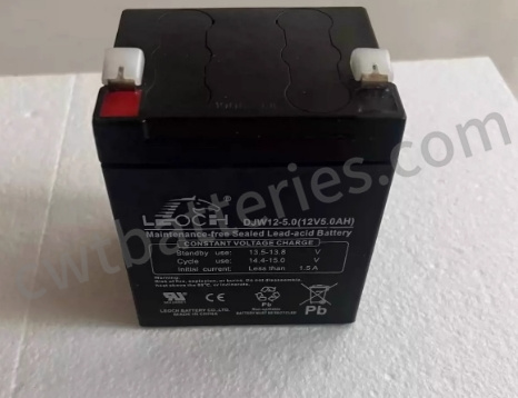 OEM 12V 5AH LEOCH UPS Battery DJW12-5.0 Sealed Lead Acid Battery