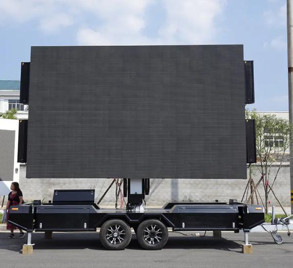 6500cd/m2 Car Window LED Display Screen P6 Waterproof Rating