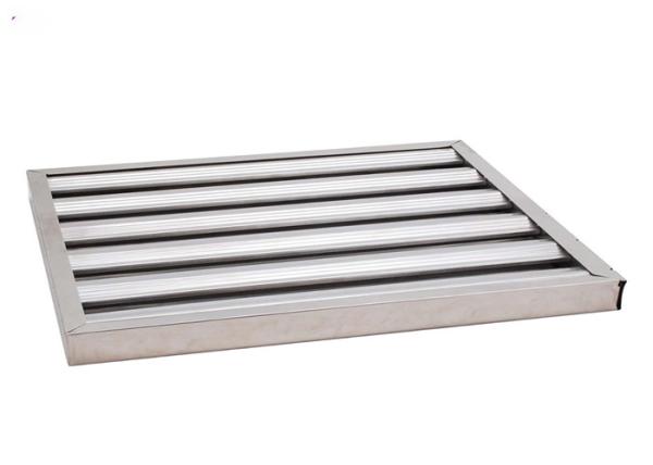 Aluminum Commercial Kitchen Hood Filters Panel Type High Efficiency