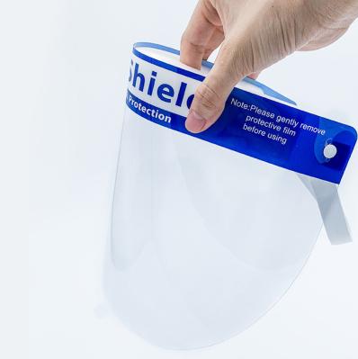 Os protetores de cara 0.25MM plásticos claros médicos do PPE espirram o tamanho da proteção 33cm*22cm