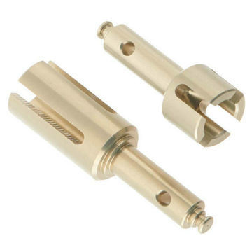 OEM Custom CNC Machining Brass Shaft Parts by Forging para aplicações pesadas