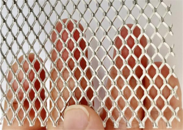 Commercial Galvanized 8mm Expanded Metal Wire Mesh For Walkways Cabinet Inserts
