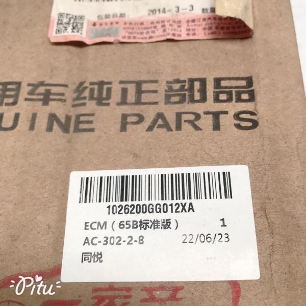 Auto Parts ECM 65B Standard Edition for JAC Tong Yue Saloon 1026200GG012XA Car Fitment