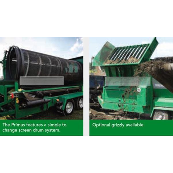 Customizable Discharge Size Small Woodchips Trommel Screener Machine for Screening