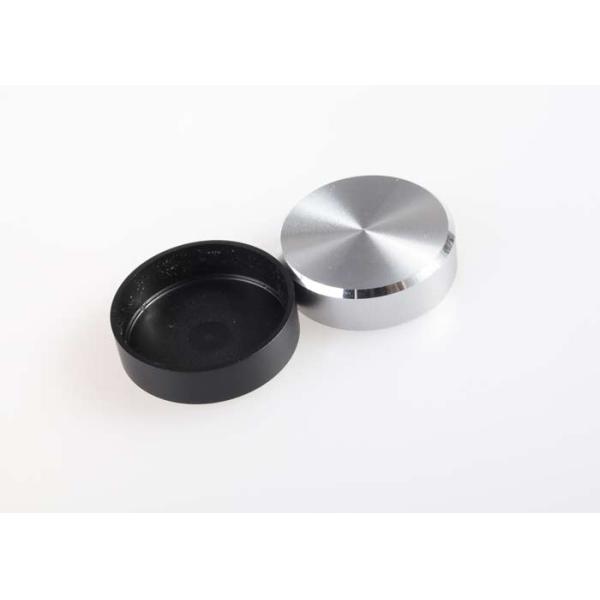 Black Anodized Aluminium Turned Parts / Precision Turned Components Diamond Knurling Screw