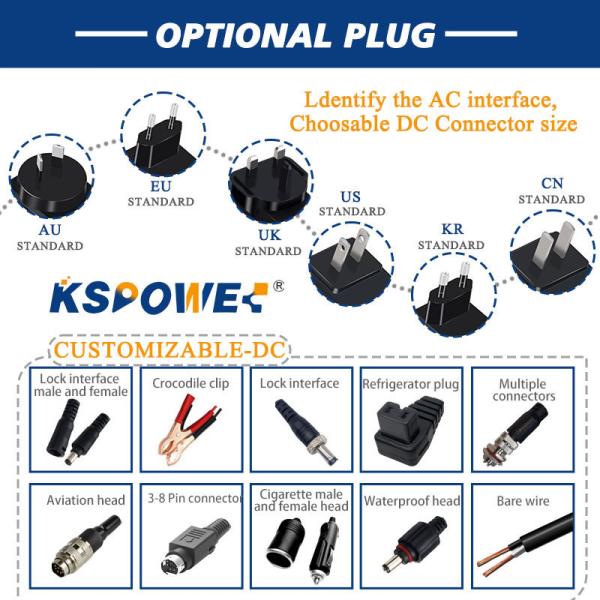 8.4V 37.8V Li Ion Battery Charger 65W Desktop Style Overcurrent Protection High Security
