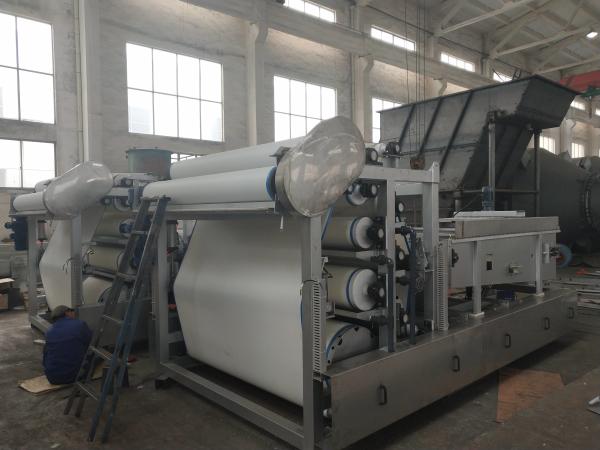 Correction automatique de asséchage de machine à vis de boue municipale de presse