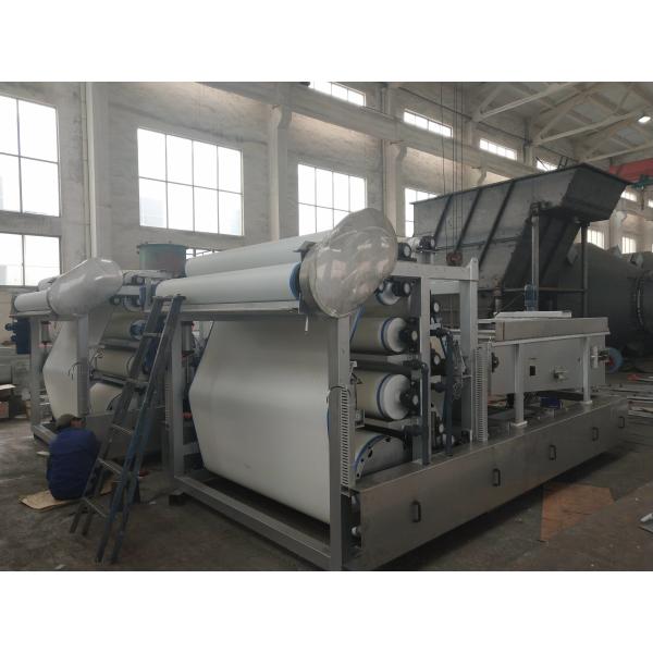 Оборудование Slurry нержавеющей стали Dewatering, обработка сточных вод прессы пояса 10m3/h