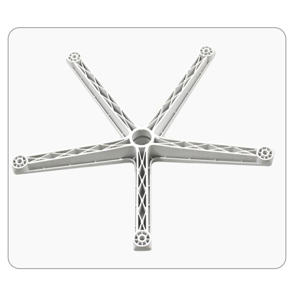 Nylon Office Chair Swivel Base Five Star Foot Chair Base Radius 330mm 305mm