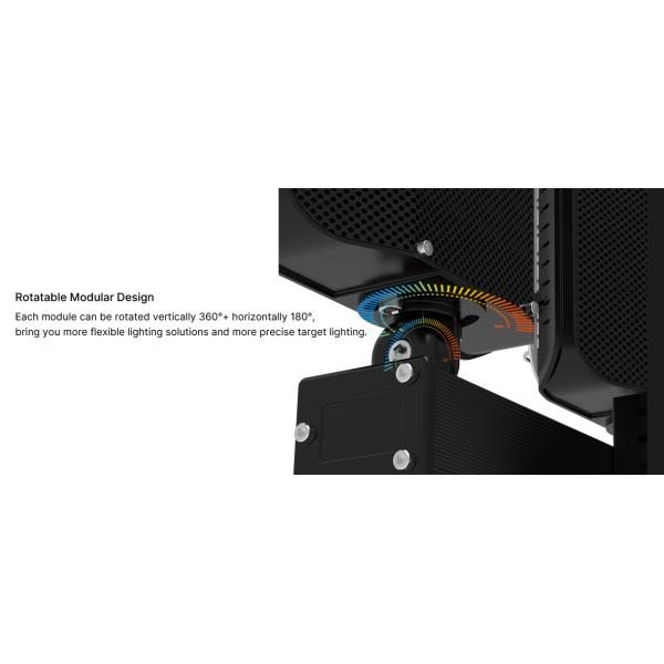 IK08 Outdoor LED Sports Lights 900W Outdoor Area Lighting With Dark Housing