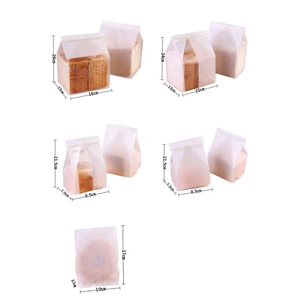 Bread Toast Paper Food Grade Packaging