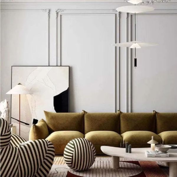 Mail Packing Y Fabric 3 Seater Living Room Sofa Italian Minimalism Design Furniture Marenco Style Elegant Comfortable