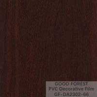 Wooden Grain Dark Wood Film Decorative 0.25mm - 0.60mm Thickness