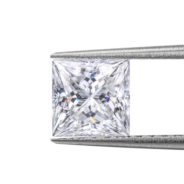 Принцесса Снимок Loose GRA Moissanite Алмаз D VVS1 Квадратная форма Moissanite