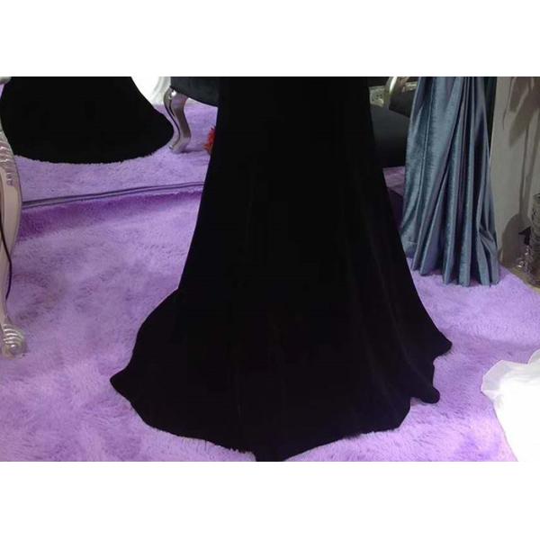 Luxury Mermaid Style Prom Dress , Small Tail Sleeveless Ball Gown Top Hollow