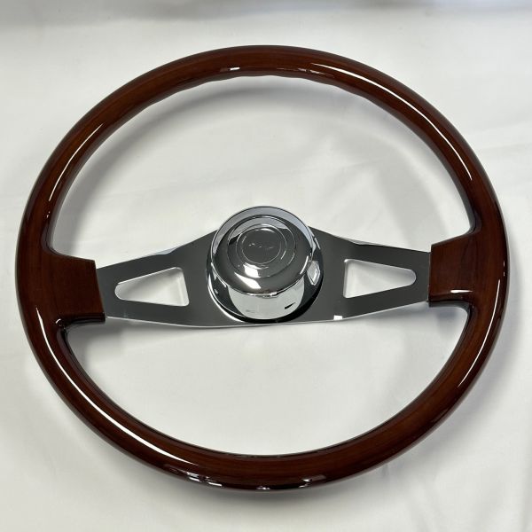 18 Inch Aftermarket Walnut Wood Steering Wheels For Classic Trucks